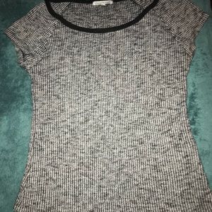 Grey and Black fitted shirt